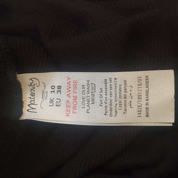 Size 10 Maternity Stretchy Sleeveless Vest Top - Picture 6 of 7